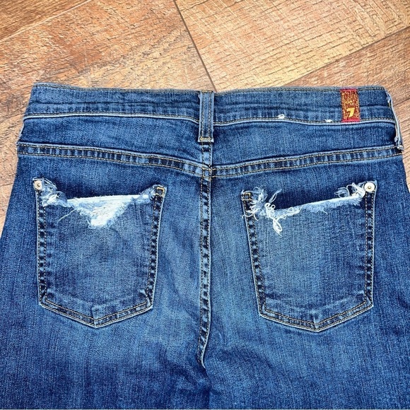 7 For All Mankind Maternity Skinny Jeans - Picture 8 of 11